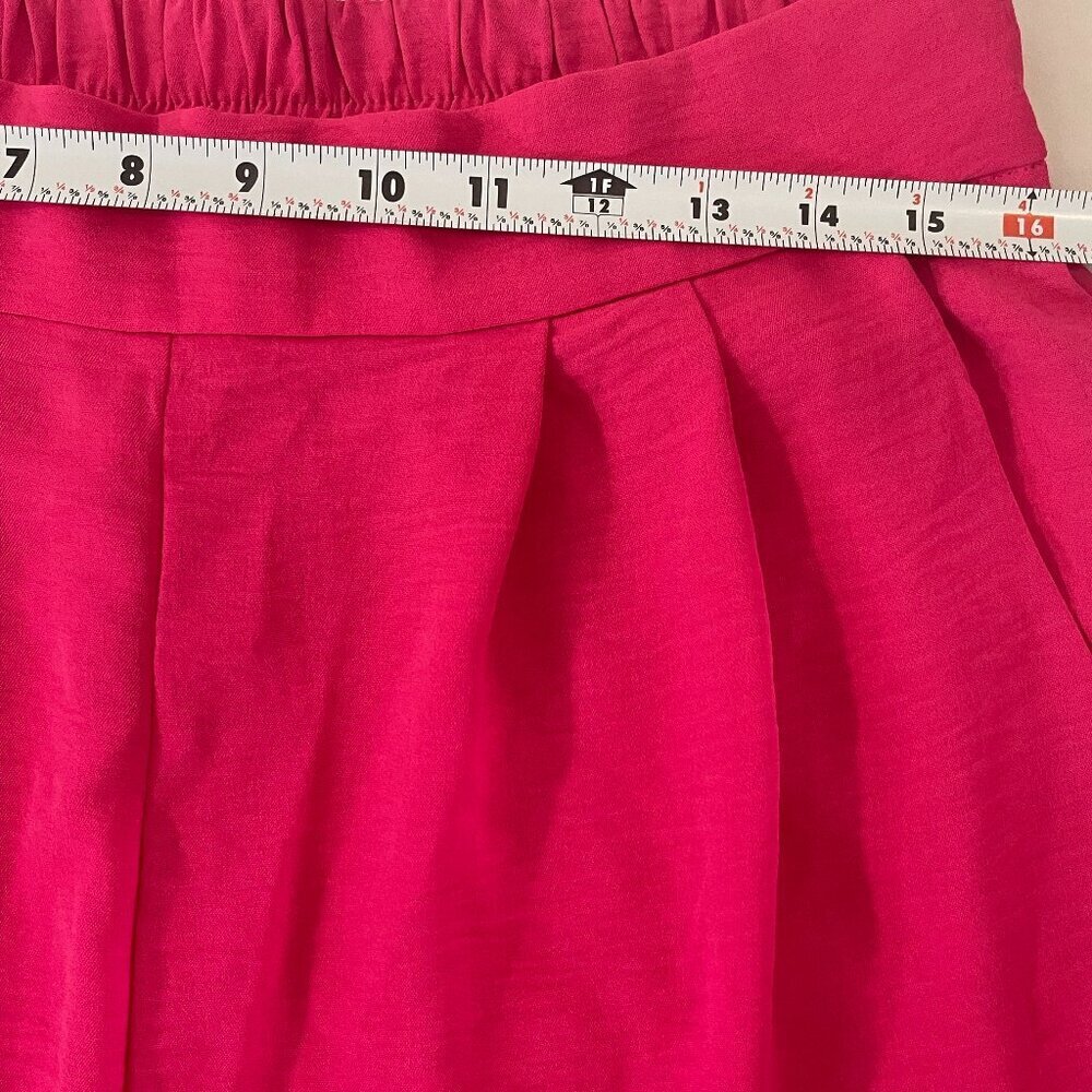 Tullia. Women's pink casual wide-leg pants. Size XL. Made in Vietnam. - Picture 4 of 10